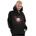 thumbnail image 4 of Betty Boop Romantic Rebel Flirt Hoodie Sweatshirt Women Brisco Brands X, 4 of 6