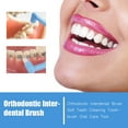 thumbnail image 4 of Cepillo Interdental Limpieza Cepillo Dientes Suave Cuidado Bucal (Verde), 4 of 8