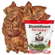 Downtown Pet Supply Pig Ears For Dogs - 6.5" Jumbo Dog Chew - 5 Pack