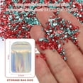 thumbnail image 2 of 2 Colores de Chips de Vidrio Triturado, 1-3mm Brillo Irregular 31.6g, Rojo y Azul, 2 of 6
