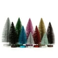 thumbnail image 6 of Biplut Tabletop Mini Christmas Tree Multi-color Artificial Pine Tree Decor with Base for Christmas Party Home Desktop (Royal Blue,25cm), 6 of 13