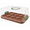 Light Wood Finish, variant on Cook with Color Acacia Wood Cake and Cupcake Carrier with Reversible Tray and Locking Lid, Rectangular, Ideal Use for Entertaining and Party Transportation