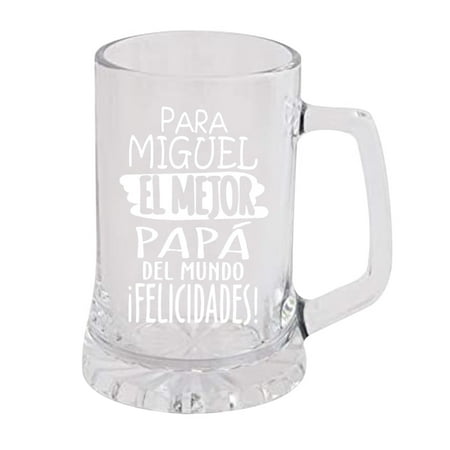 

Personalized Beer Mug The Best Father Gift for The Galaxy On Father s Day Glass Bottle wood B