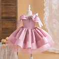 thumbnail image 4 of LWavelet Elegant Princess Girl Dress Long Tulle Gown Flower Girls Evening Gown Dress, 4 of 5
