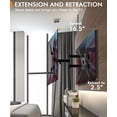 thumbnail image 3 of Soporte de pared para TV Solid As Mountain Full Motion, 26-55 pulgadas, 77 libras, 3 of 6