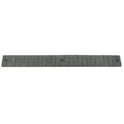 GroundSmart Curb Landscape Edging, 4 Gray Rubber Garden Edging Border, 4 pack