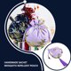 thumbnail image 2 of Sonducket Bolsa de bolsita, bolsas delicadas portátiles de estilo chino con borla, bolsa Retro, regalos, bolsillo colgante, adorno de recuerdo Accesorios de disfraces Púrpura Tipo 3, 2 of 6