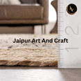 thumbnail image 2 of Jaipur Art And Craft Beige Rectangle Reversible Braided Jute Area Rug for Living Room (2x6 Sq ft), 2 of 6