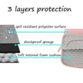 thumbnail image 7 of MOSISO Laptop Sleeve Protective Case Bag Polyester Notebook Briefcase Handbag for 11.6" Macbook Air/Chromebook/Microsoft Surface,Pink, 7 of 7