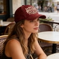 thumbnail image 4 of Gorra de béisbol ajustable unisex con visera curva, tela de sarga de algodón lavado, diseño clásico de perfil bajo, adecuada para uso casual, al aire libre y deportivo., 4 of 6