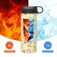 thumbnail image 6 of Yiaed Frog Bee Print Water Bottle with Straw Lid, Stainless Steel Double Wall Insulated Water Bottle | Leak-Proof and Spill-Proof Water Bottle, 6 of 8