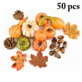 thumbnail image 4 of 50PCS Halloween Decoration Set Fake Pumpkin Assorted Photography Prop Home Decor, 4 of 10