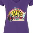 thumbnail image 4 of Inktastic I'm a 50's Kid 1950's Style Birthday Jukebox Women's V-Neck T-Shirt, 4 of 5