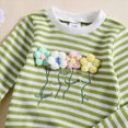 thumbnail image 6 of HCNTES Baby Girl Clothes Winter Toddler Girl Clothes Winter Outfits 2Pcs Clothes Set 3D Flower Fall Winter Outfits Long Sleeve Sweatshirt Pullover Cute Pants Set, 6 of 9