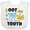 AA-White, variant on Inktastic I Got My 1st Tooth with Cute Tooth Baby Boys or Girls Baby Bib