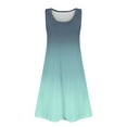 thumbnail image 6 of XXWXYD Girls Summer Beach Dress Casual Sleeveless Gradient Tank Sundress U Neck Loose Outfits Pockets 2025 Vacation Apparel 𝖥lowy Dresses Sundress, 6 of 6