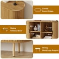 thumbnail image 3 of Kojooin 47 in Mid-Century Modern Sideboard Buffet Cabinet with Sliding Door Storage for Kitchen or Entryway, 3 of 9