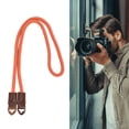 thumbnail image 3 of Camera Strap, High Strength Nylon Wire Camera Neck Strap Intimate Gasket and Rings Shaped Sliding Lock Design Digital Slr Wrist Band Adjustable Camera Shoulder Belt, 3 of 7