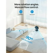 Dreo Fan for Whole Room, 70ft Powerful Airflow, 13 Inch Quiet Oscillating Table Fans with Remote, Air Circulator Fan for Bedroom, 120° Adjustable Tilt, 4 Speeds, 8H Timer, Home,Office