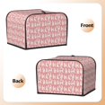 thumbnail image 3 of Fotbe Cute Poodle Dog for Four Slice Toaster Cover, Fingerprint Protector, Super Soft Appliance Cover And Dust Cover,Bread Dust Cover & Fingerprint Protection, 3 of 7