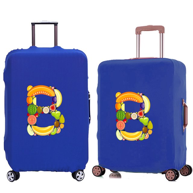 Suitcase Protective Cover Trolley Travel Suitcase Elastic Dustroof Cover Apply To 18-28 Inch Luggage Fruit Series Pattern 8fruit B M