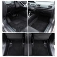 thumbnail image 3 of Carpet Floor Mats for 2012 to 2015 Honda Civic with Anti Slip Heel Pad and Safety Locks - Front and Rear - Black - ecoMats, 3 of 12