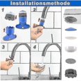 thumbnail image 4 of Aireador de grifo M18.5, 6 insertos de grifo de cocina con rosca externa, ahorrador de agua para grifo con 2 llaves para grifo, 4 of 4