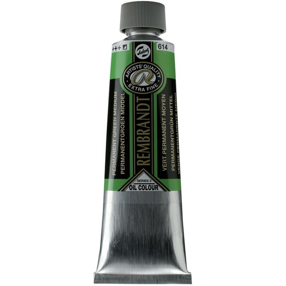 Rembrandt Oil Colour Paint 150ml Series 3-Permanent Green Medium