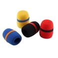 thumbnail image 5 of BIMZUC 4 Pcs High Density Foam Microphone Windscreen Soft Breathable Mic Cover for Studio KTV Random Color Universal Sponge Windshield 3.23 inches / 8.2 cm, 5 of 9