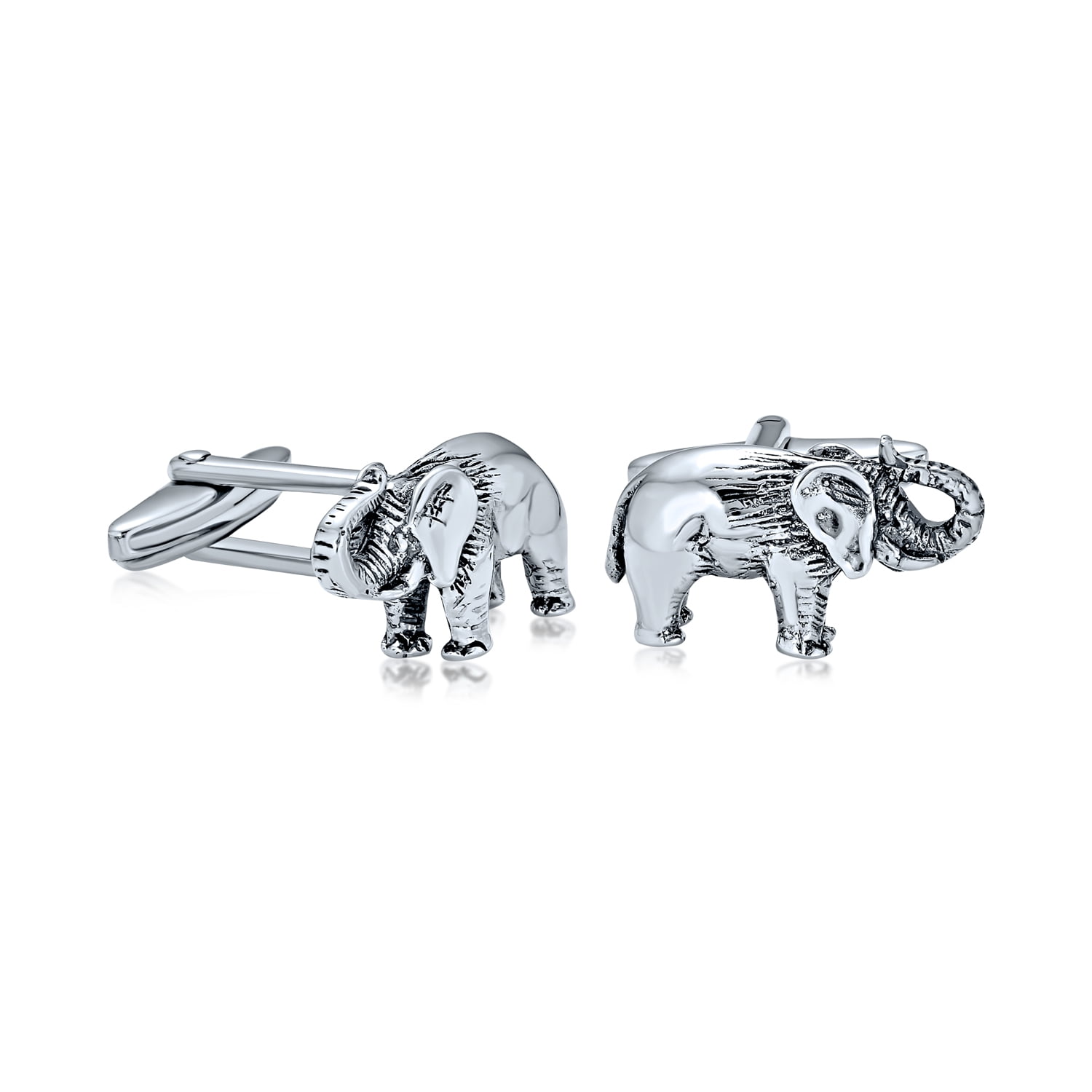 Good Luck Elephant Shirt Cufflinks For Men Republican Party Political Symbol Oxidized 925 Sterling Silver Hinge Back Good Luck Elephant Shirt Cufflinks For Men Republican Party Political Symbol Oxidized 925 Sterling Silver Hinge Back