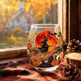 thumbnail image 5 of AuroraX Halloween Cups Plastic Witches Glass Coffee Cups with Lids,Personalized Funny Clear Gift for Halloween Holiday, 5 of 8