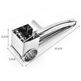 thumbnail image 3 of Râpe à Fromage Rotative Trancheuse à Fromage en Acier Inoxydable Coupe-Beurre Gadgets de Cuisine, 3 of 6