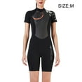 thumbnail image 2 of Traje de buceo traje de buceo de manga corta pantalones cortos de pareja de pareja de pieles de buceo de pareja traje de surf para snorkeling nadando en agua fría Negro de mujer M 3MM Methold OD017107-08, 2 of 6