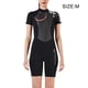 thumbnail image 2 of Traje de buceo traje de buceo de manga corta pantalones cortos de pareja de pareja de pieles de buceo de pareja traje de surf para snorkeling nadando en agua fría Negro de mujer M 3MM Scienceny OD017107-08, 2 of 6