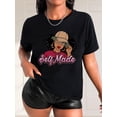 thumbnail image 1 of Camiseta De Verano Con Cuello Redondo Para Mujer, Camisetas De Verano Para Ir De Compras En La PlayaCool Women Graphic Short Sleeves Sports Tee, Round Neck Causal T-shirt, Women's ActivewearFather's, 1 of 6