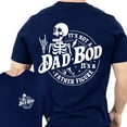 thumbnail image 5 of Men’s Funny T-Shirt, “It’s Not a Dad Bod It’s a Father Figure” Graphic Tee, Humorous Fatherhood Shirt, Casual Cotton Top, Sizes S–5XL, 5 of 7