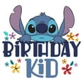 thumbnail image 2 of Junior's Lilo & Stitch Birthday Kid Graphic Tee White X Large, 2 of 3