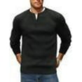 thumbnail image 4 of COOFANDY Men's Henley Sweater Slim Fit Sweaters Knitted Pullover for Casual Or Dressy Wear, 4 of 6