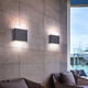 thumbnail image 4 of Lámpara de pared exterior delgada LED creativa rectangular hacia arriba y hacia abajo según la pared de la cabecera del dormitorio doble patio interior y exterior, 4 of 5