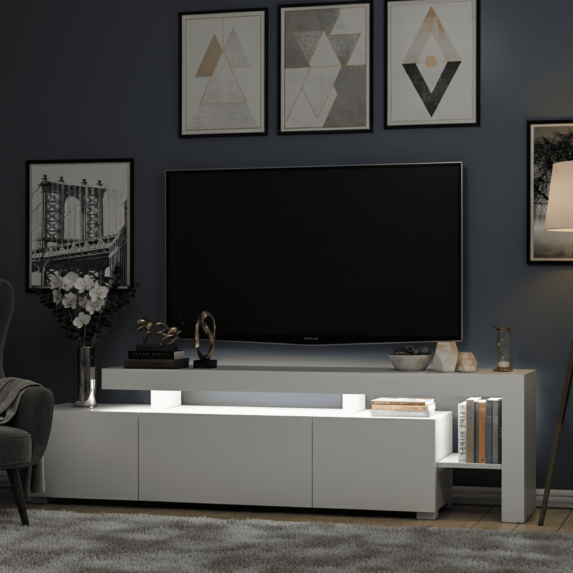 Sonax ZX-8880 LCD/Plasma TV Stand - Walmart.com