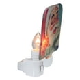 thumbnail image 3 of Northlight Santa Holding an Ornament Glass Christmas Night Light - 4", 3 of 4