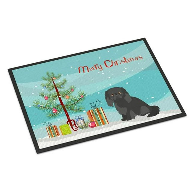 Carolines Treasures CK3505JMAT Tapis Intérieur Ou Extérieur 24 x 36 Po. Pekingese Noël Tree
