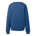 thumbnail image 4 of Oversized Sweatshirt for Women Casual V Neck Pullover Sweatshirts Pockets Long Sleeve Tops Fall Winter Soft Winter Clothes, 4 of 5
