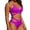 Purple, variant on Afdoent Women's Bikini Sets Two Piece High Waisted Push Up Swimsuit Wrap 2 Piece Bathing Suit Beachwear
