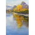 thumbnail image 2 of Gercken, Graham 22x32 Gold Ornate Wood Framed with Double Matting Museum Art Print Titled - Tumut River, 2 of 4
