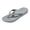 Grey, variant on Rokment Women's Men's Thick Sole Flip Flops Non-Slip Cushioned Beach Pool Water Slide Sandals Comfortable Orthopedic Summer Thong Slippers Beige Size 6