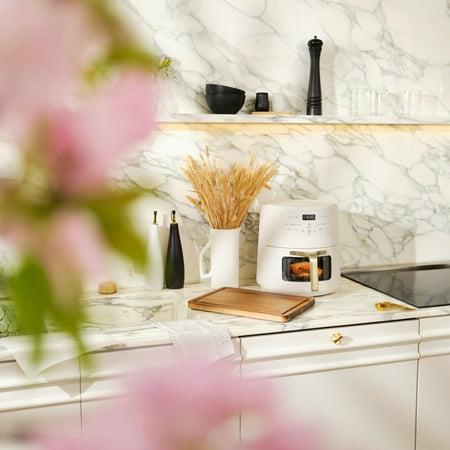Thyme & Table 6QT Air Fryer, Sand White
