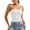 White, variant on Daolelai Women's Solid Color Tube Top Sleeveless Vest Top