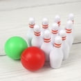 thumbnail image 4 of 2 Ensembles de Mini Balles de Jeu de Quilles Modèle Balles de Jeu de Quilles Simulées Mini Accessoire de Maison, 4 of 9