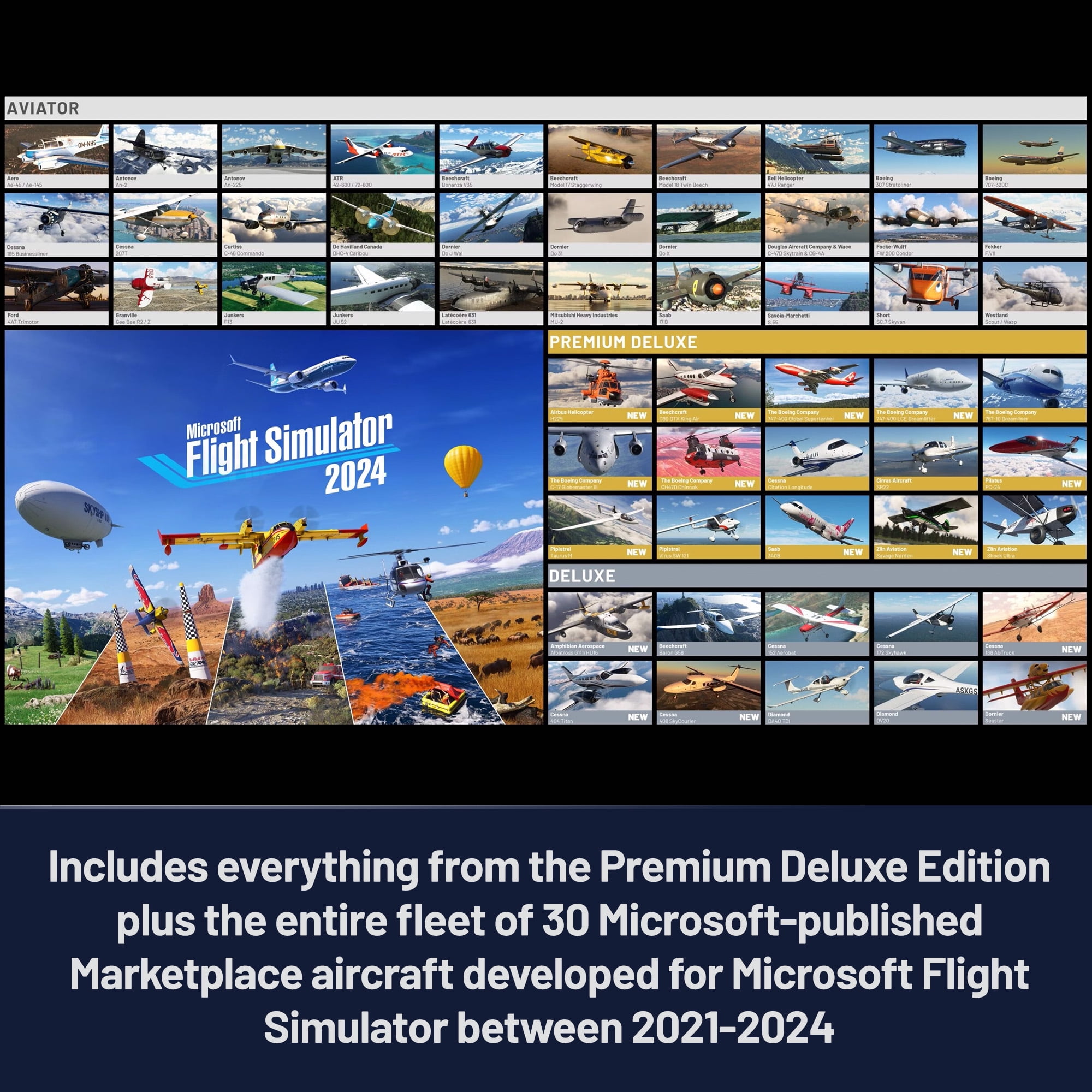 Microsoft Flight Simulator 2024: Aviator Edition - Xbox Series X|S, Windows 10 [Digital]